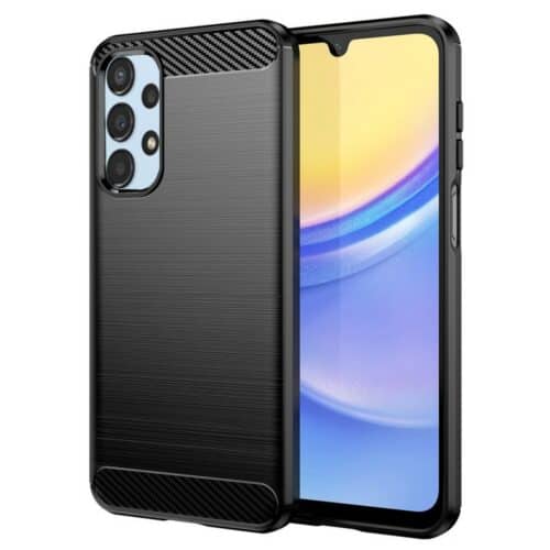 Θήκη Σιλικόνης Samsung A13 4G Carbon Μαύρη