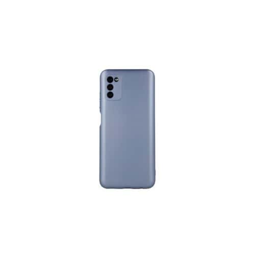 Θήκη Σιλικόνης Samsung A04S Μεταλλική Γαλάζια