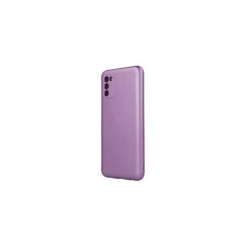Θήκη Σιλικόνης Samsung A14 5G Metallic Μωβ
