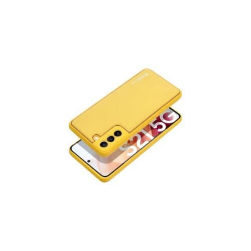 Θήκη Σιλικόνης Samsung A14 5G Leather Κίτρινη