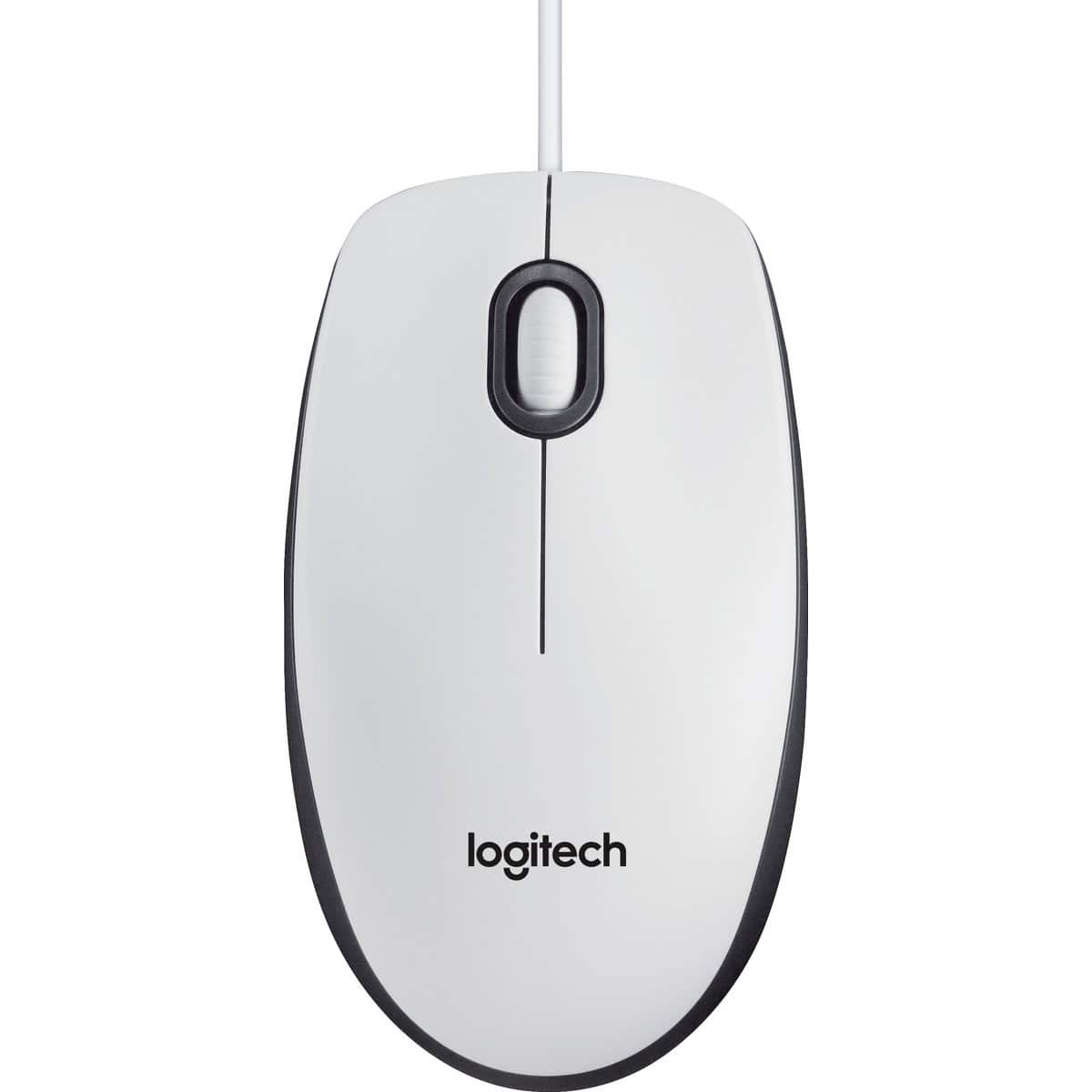 Ασύρματο Ποντίκι Logitech B100 Λευκό Ασύρματο Ποντίκι Logitech B100 Λευκό