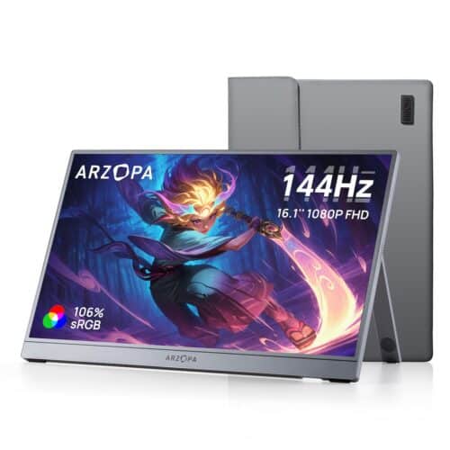 Arzopa Gaming Φορητή Οθόνη 16.1 FHD