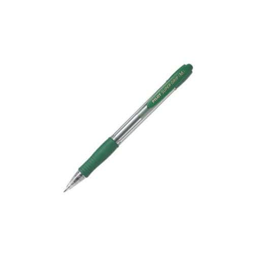 Στυλό Κουμπί Pilot Medium Πράσινο (12 τεμάχια)