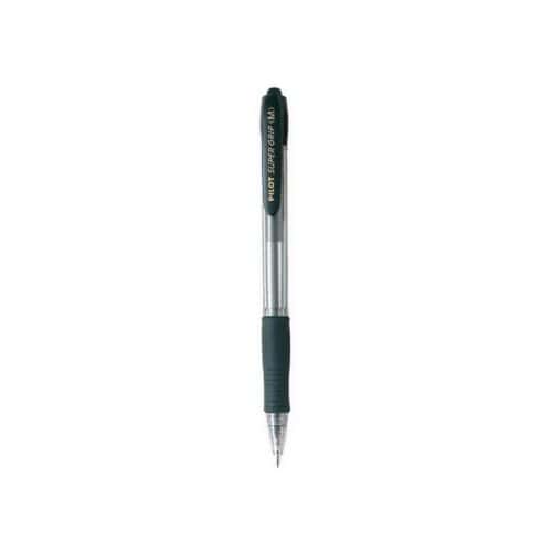 Στυλό Κουμπί Pilot Medium Μαύρο (12 τεμάχια)