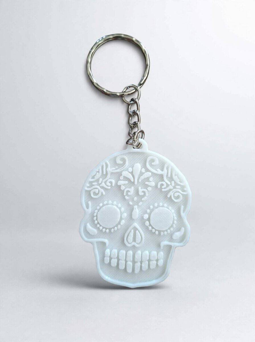 3D Μπρελόκ Skull
