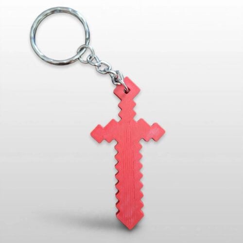 3D Μπρελόκ Minecraft Sword