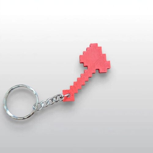 3D Μπρελόκ Minecraft Axe